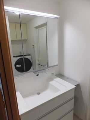 機能的な洗面化粧台パナソニックのウツクシーズに交換 機能的な洗面化粧台パナソニックのウツクシーズに交換